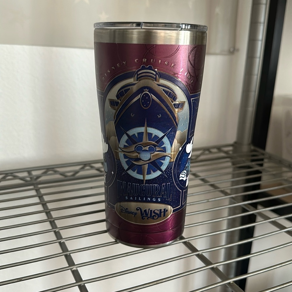 Disney Cruise Line Inaugural Wish Tervis NwT